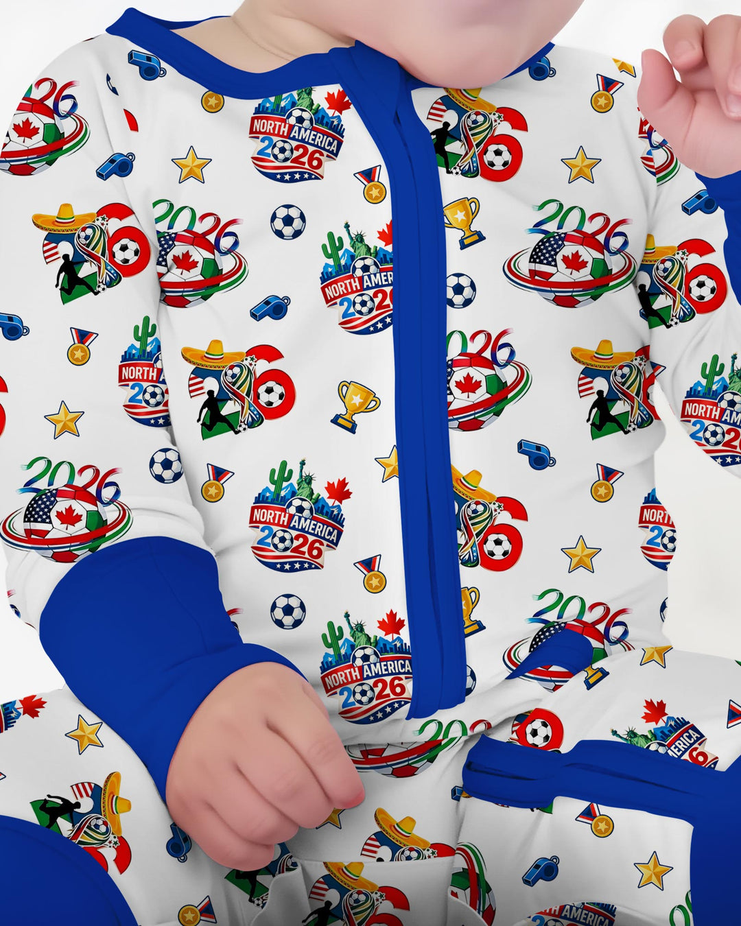 World Soccer North America 2026 Family Matching Bamboo Convertible Zippy