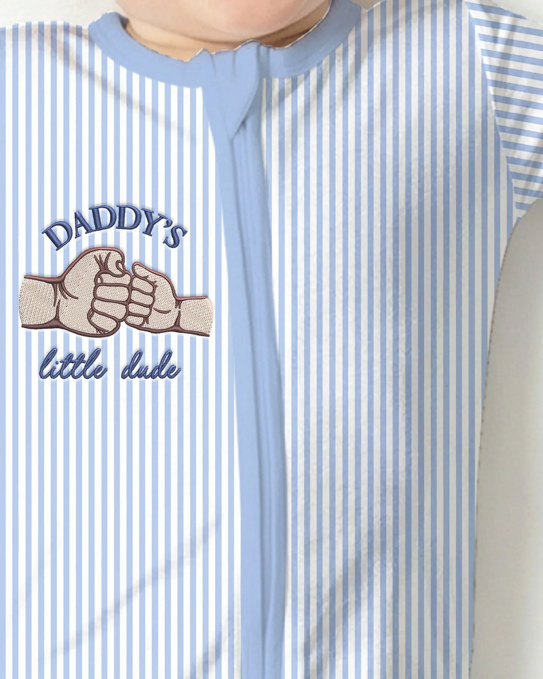 Embroidered Daddy's Little  Bamboo Convertible Zippy