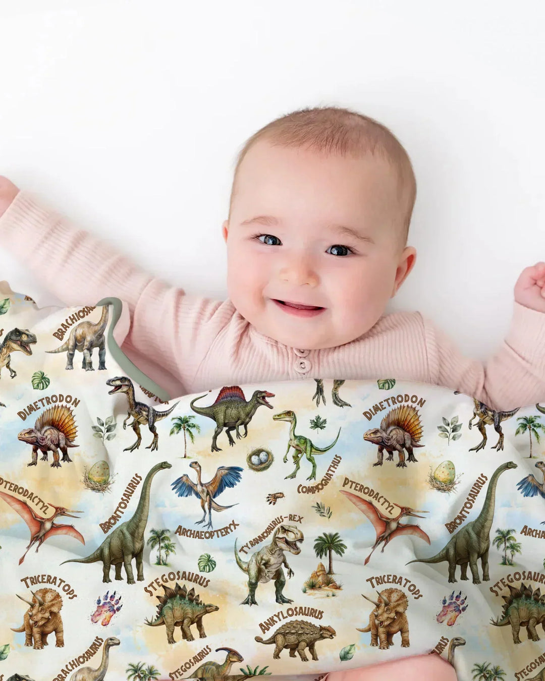Dino Discovery Bamboo Blanket