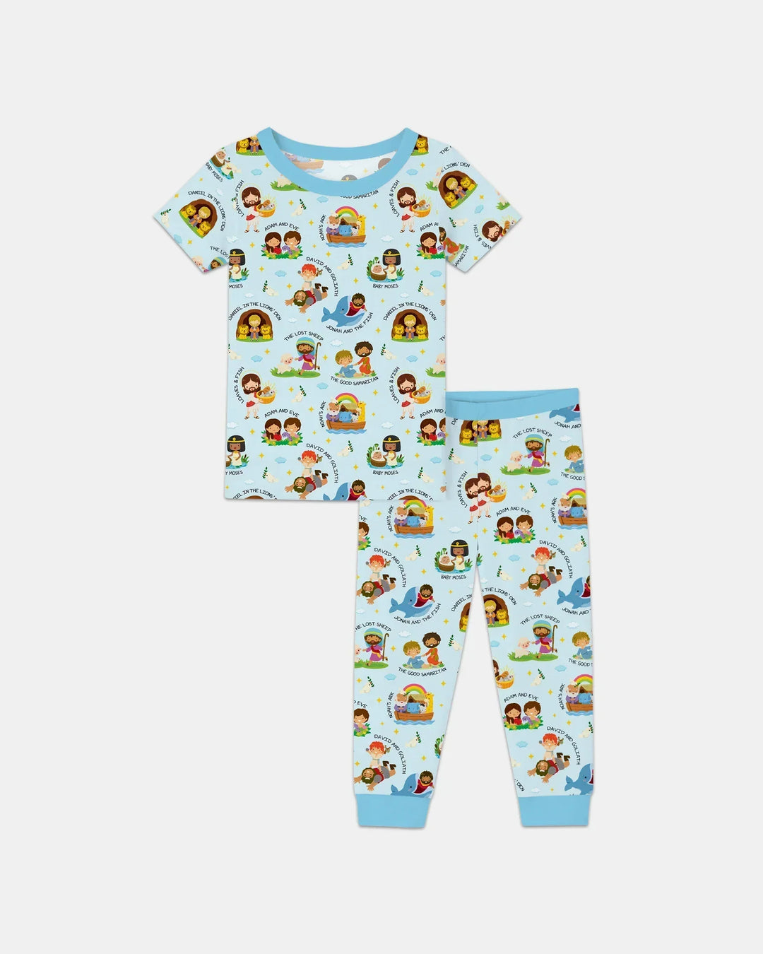 Bible Stories Bamboo Two Piece Short Sleeve Pajama Set