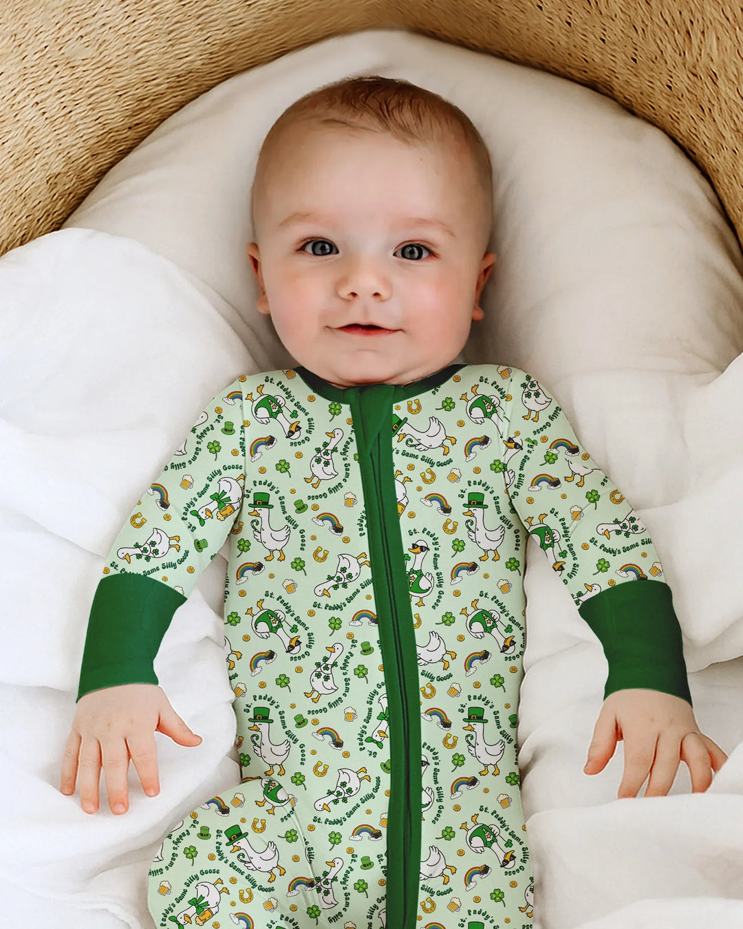 St. Patrick's Day Silly Goose Bamboo Convertible Zippy