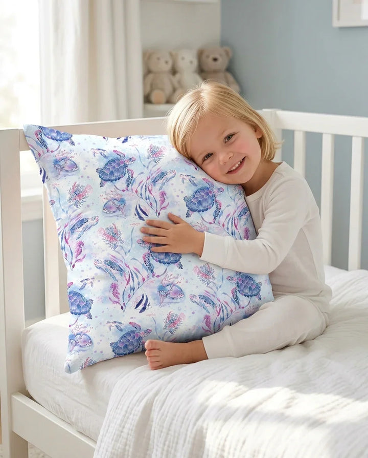 Little Turtles Family Matching Bamboo Pillow Case