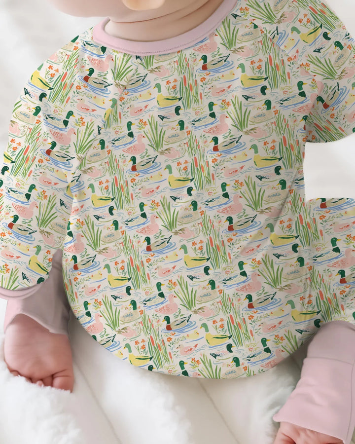Whimsical Mallard Duck Bamboo Convertible Zippy