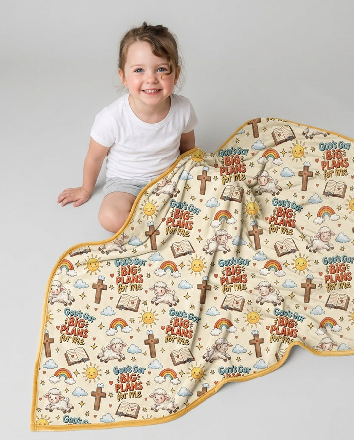God's Got Big Plans For Me Bamboo Blanket