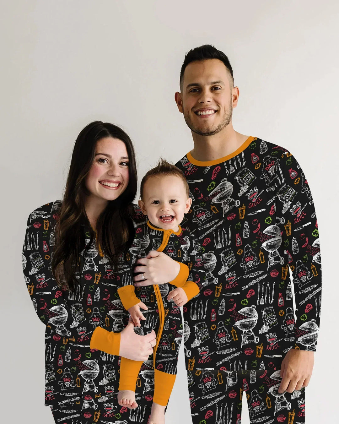 Backyard BBQ Party Family Matching Bamboo Convertible Zippy