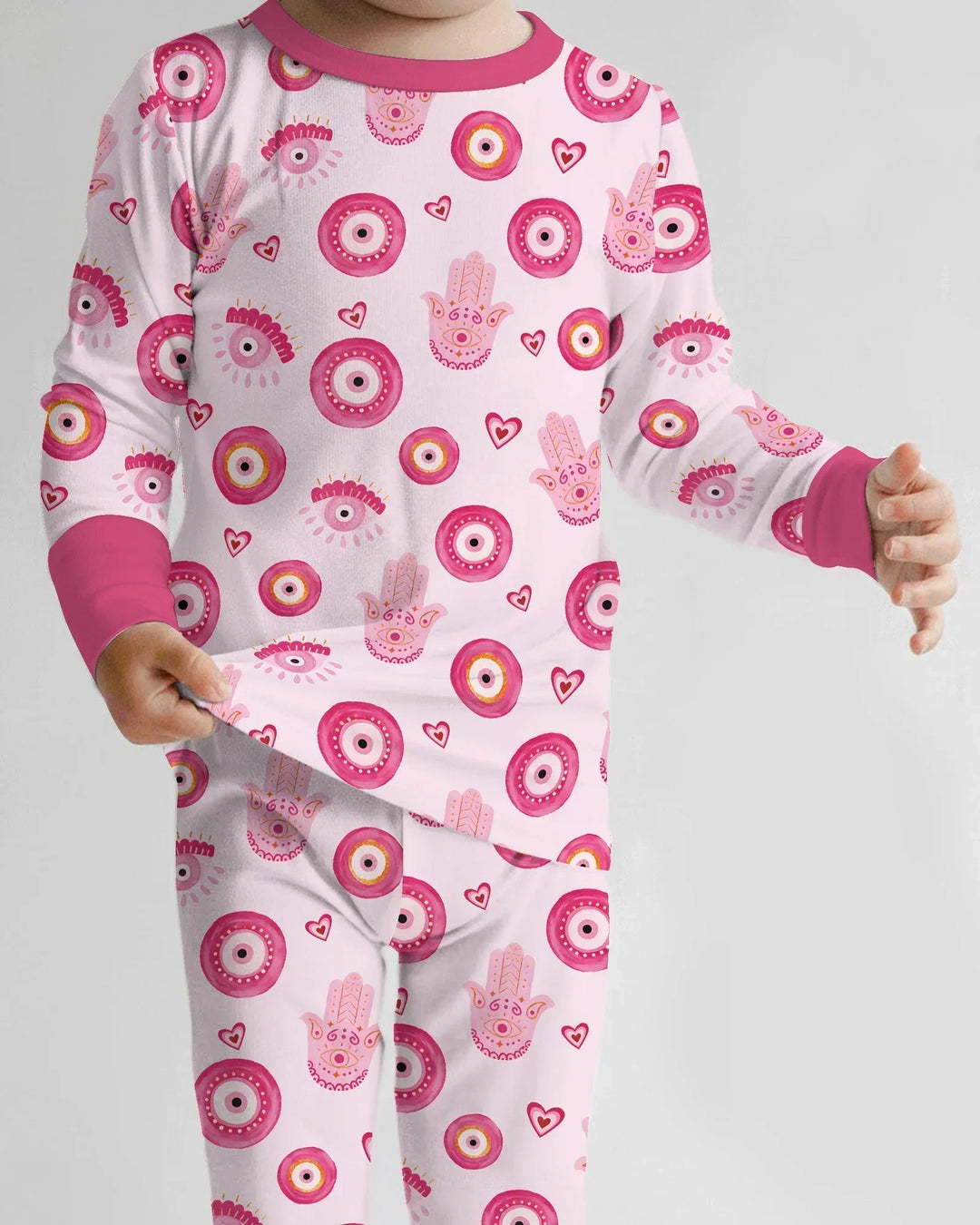 Mini Mystic Family Matching Bamboo Two Piece Long Sleeve Pajama Set
