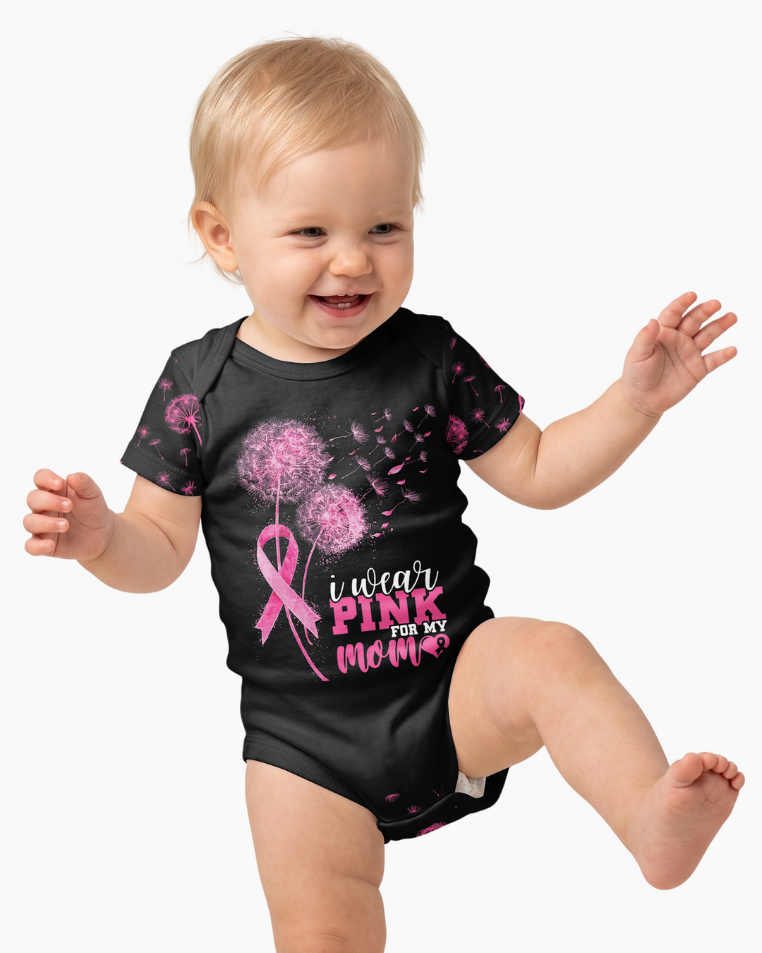 Dandelion Pink For Mom Bamboo Bodysuit