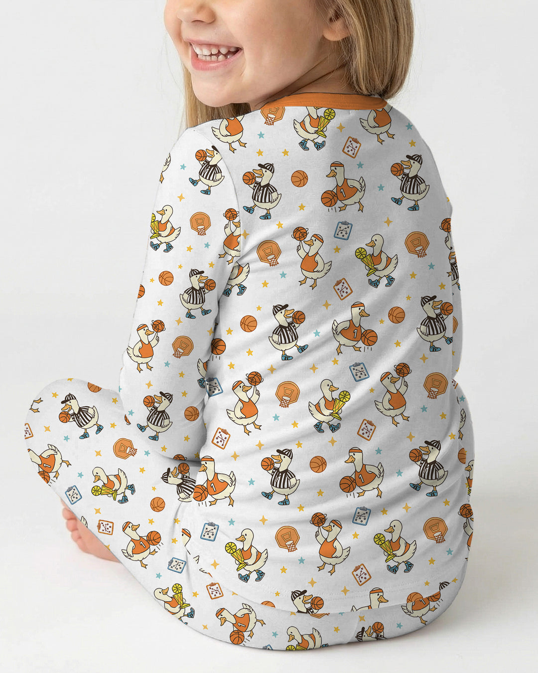 Template Bamboo Two Piece Long Sleeve Pyjamas Set