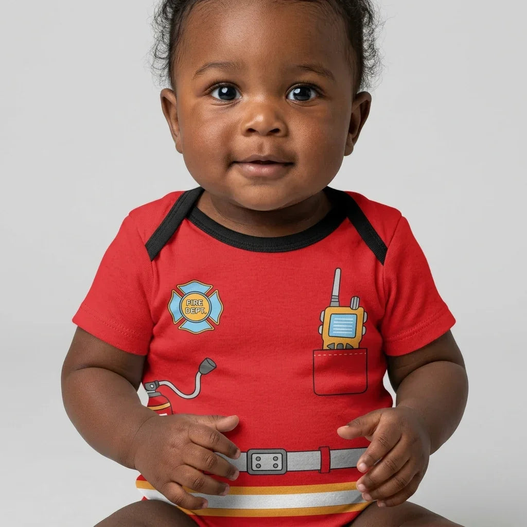Future Fireman Crew Bamboo Bodysuit