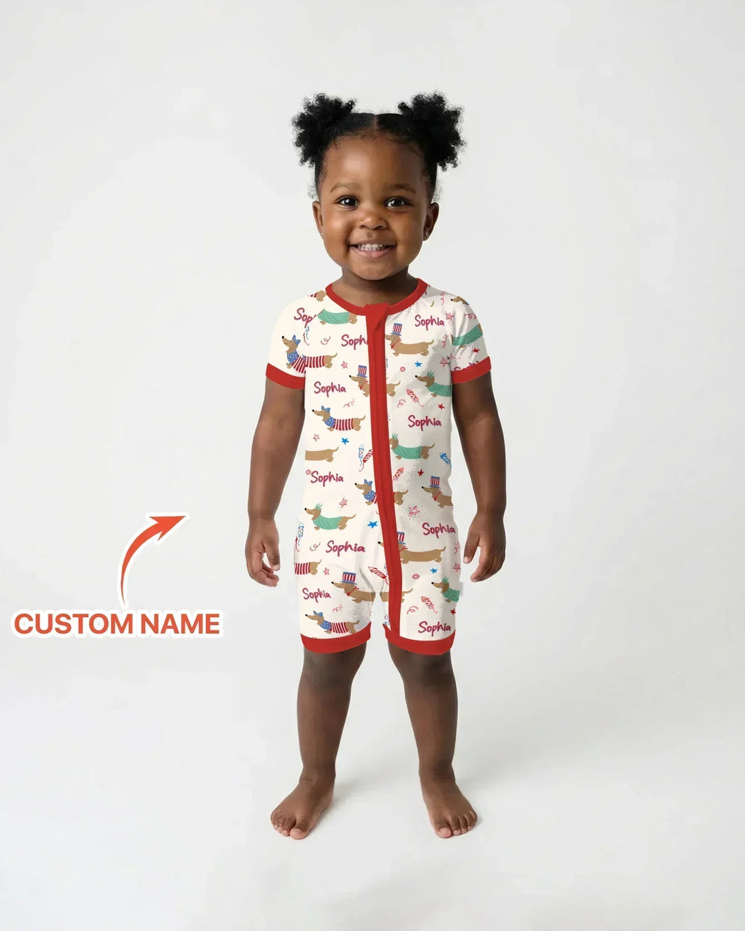250 Years Of Freedom Bamboo Shorty Zippy