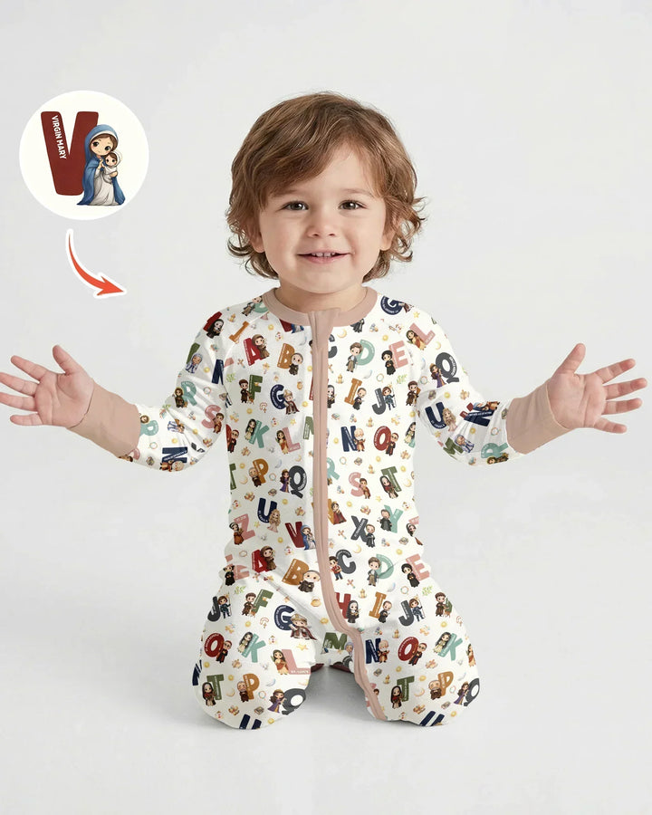Catholic Saint ABCs Bamboo Convertible Zippy