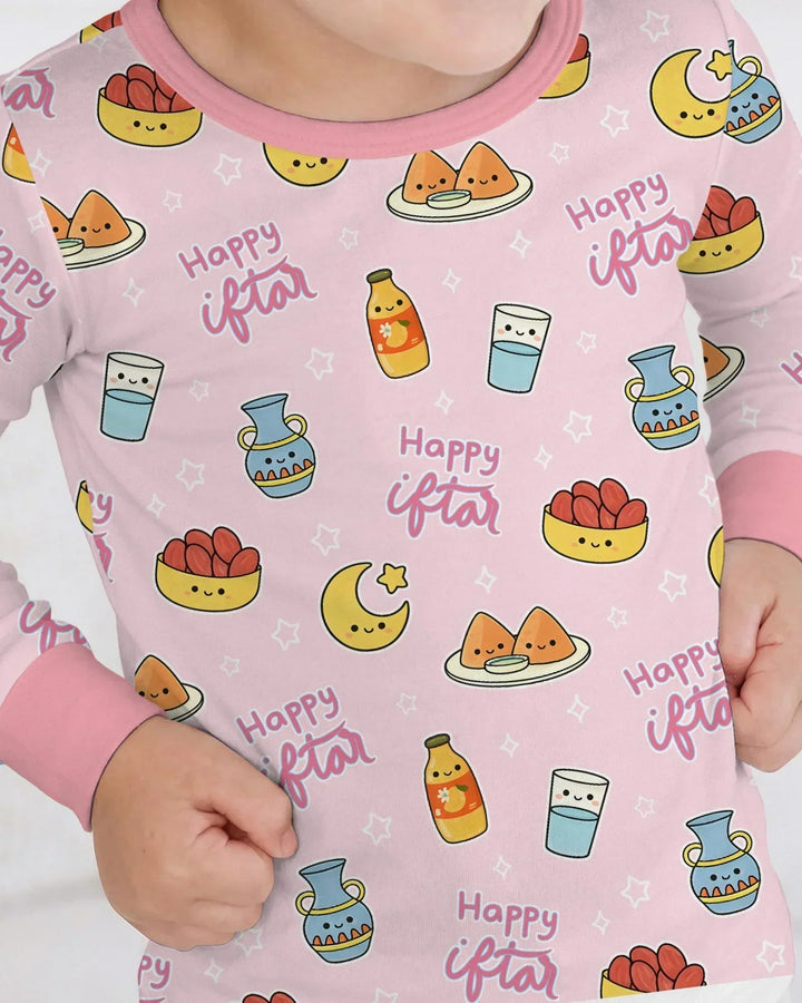 Iftar Party Bamboo Two Piece Long Sleeve Pajama Set