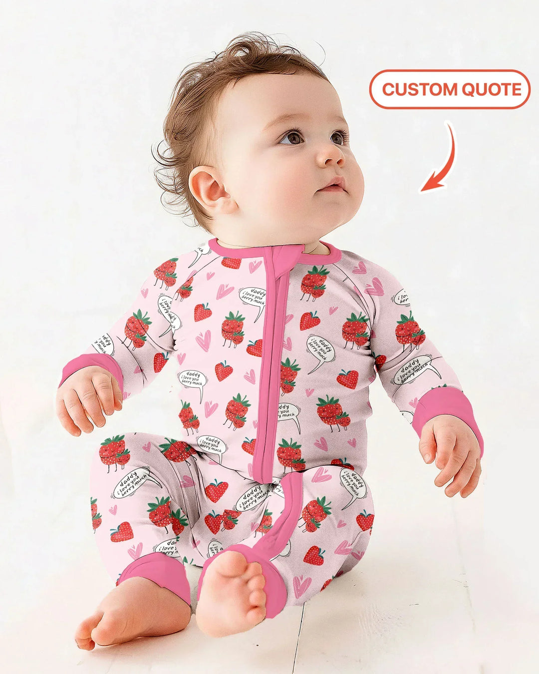 I love you berry much Bamboo Convertible Zippy