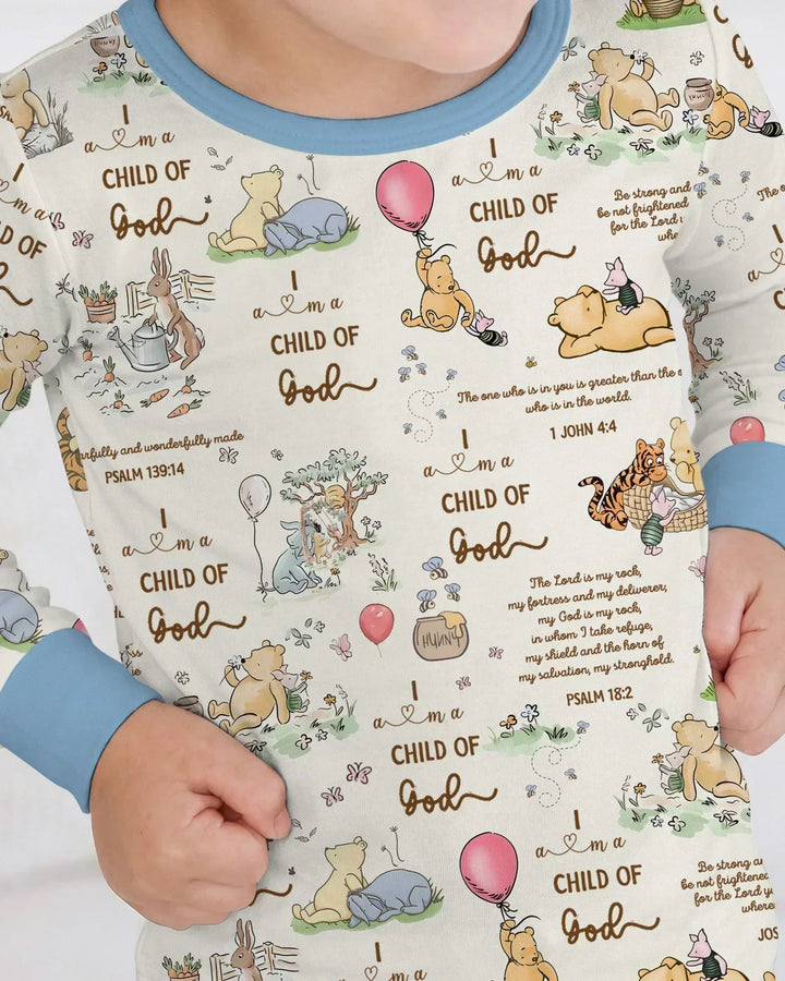 Child of God Whimsy Woodland Bamboo Two Piece Long Sleeve Pajama Set