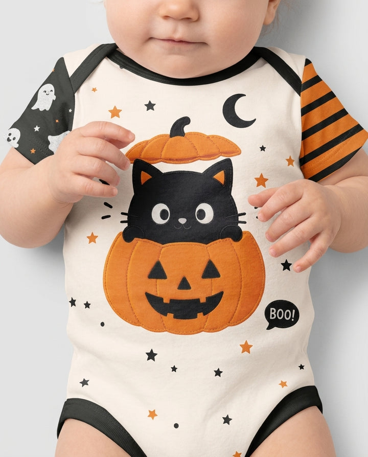 Boo Kitty Bamboo Bodysuit