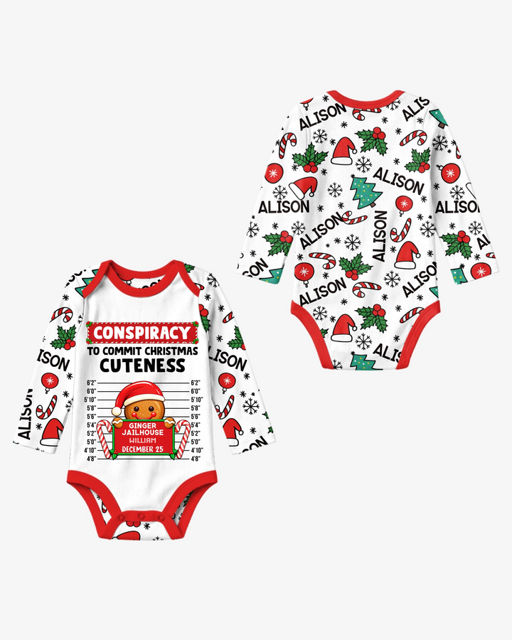 Funny Christmas Family Matching Bamboo Bodysuit