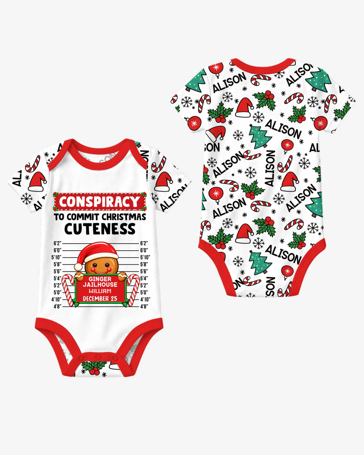 Funny Christmas Family Matching Bamboo Bodysuit