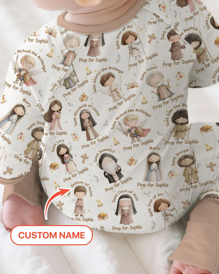 Pray For Me Custom Name Bamboo Convertible Zippy