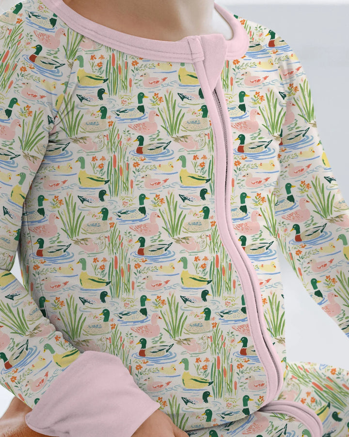 Whimsical Mallard Duck Bamboo Convertible Zippy
