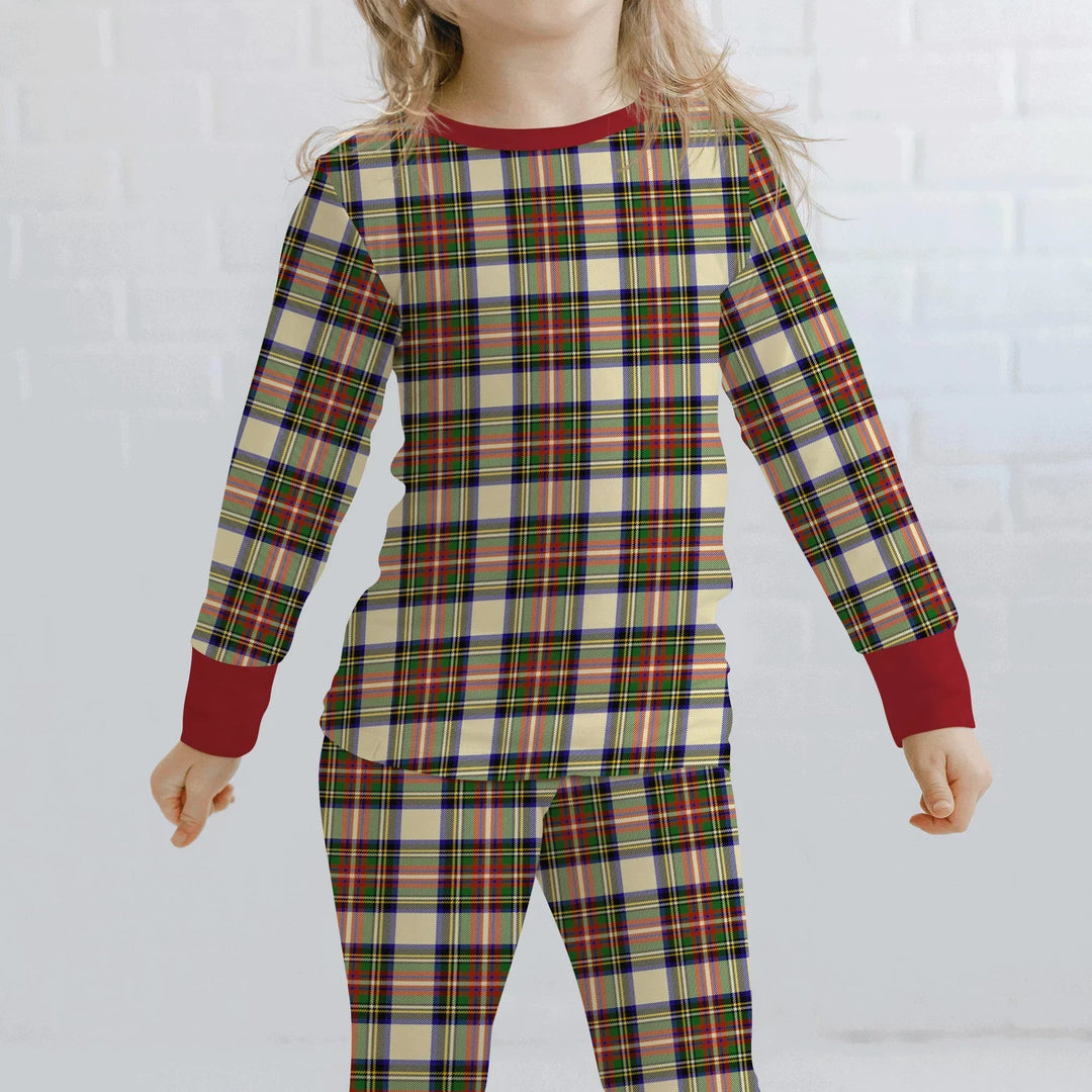 Cozy Evergreen Plaid Bamboo Two Piece Long Sleeve Pajama Set