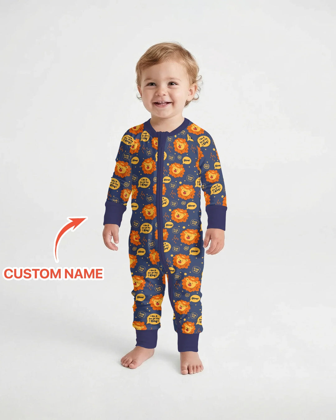 I Am A Son Of The King Custom Name Convertible Zippy