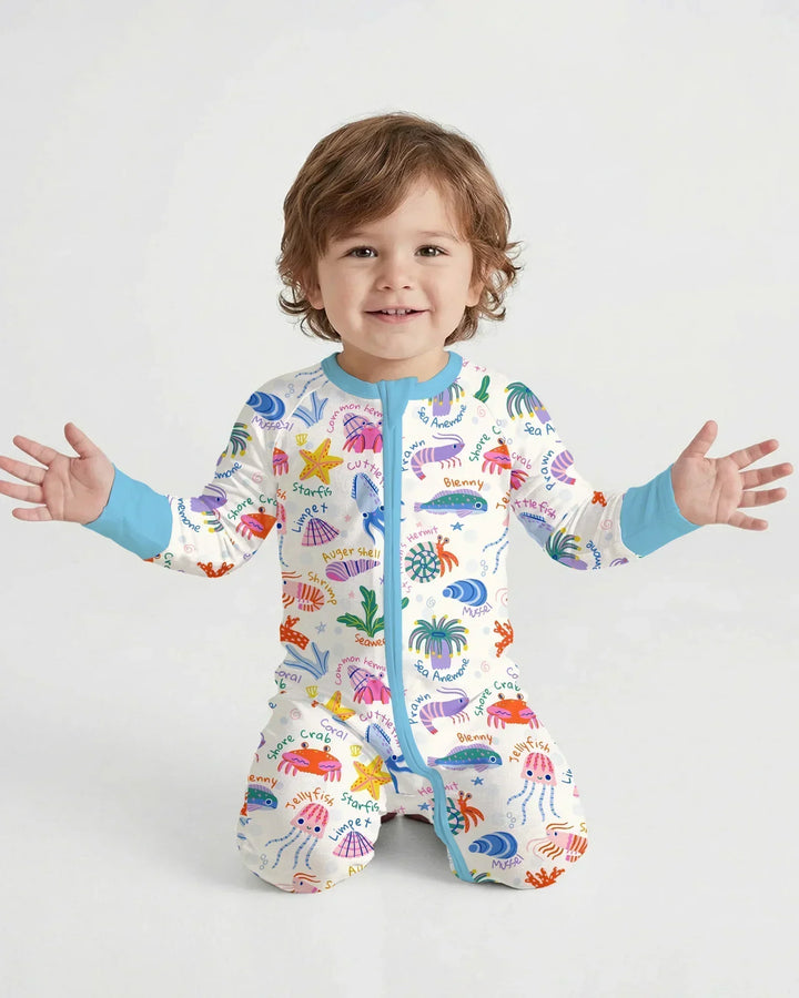 Tide Pool Pals Bamboo Convertible Zippy