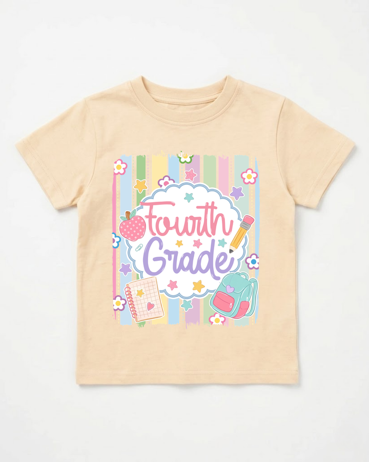 Custom Kindergarten & Grade Bamboo Crewneck T-Shirt
