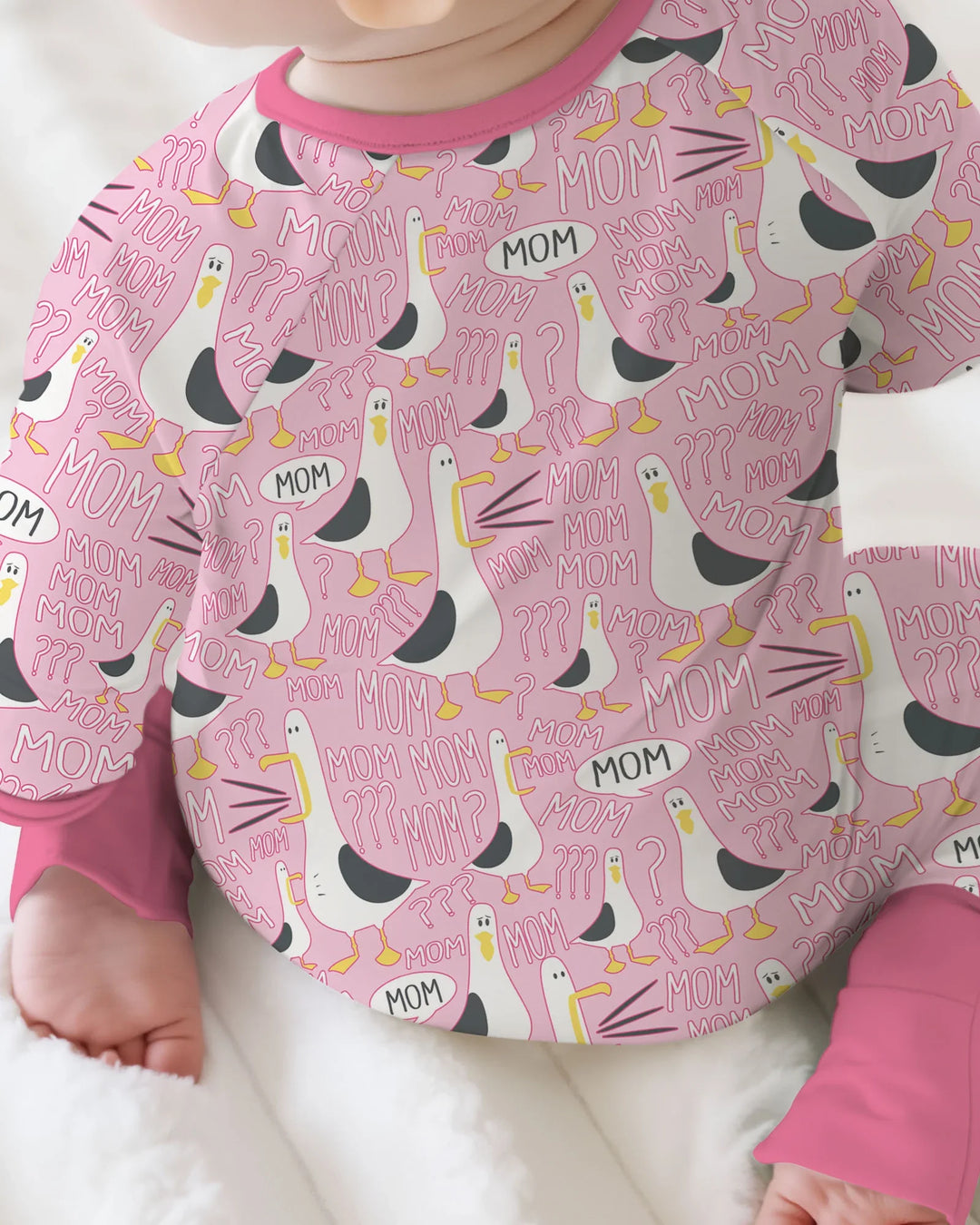 Funny Seagull MOM Convertible Zippy