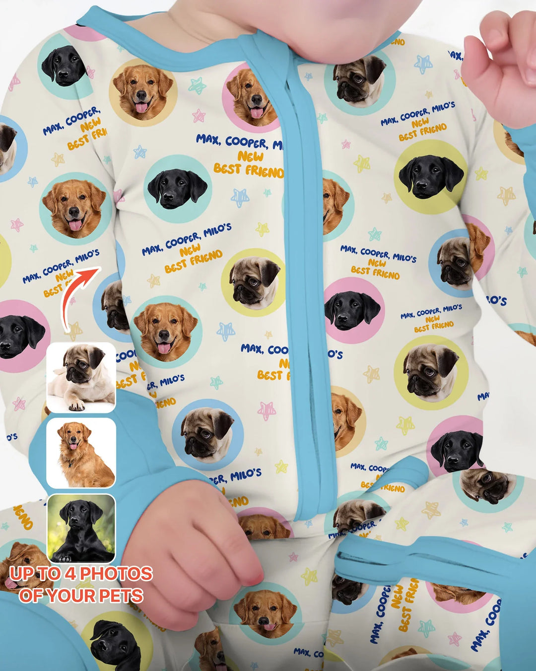 New Best Friend Custom Name And Pet Photos Convertible Zippy