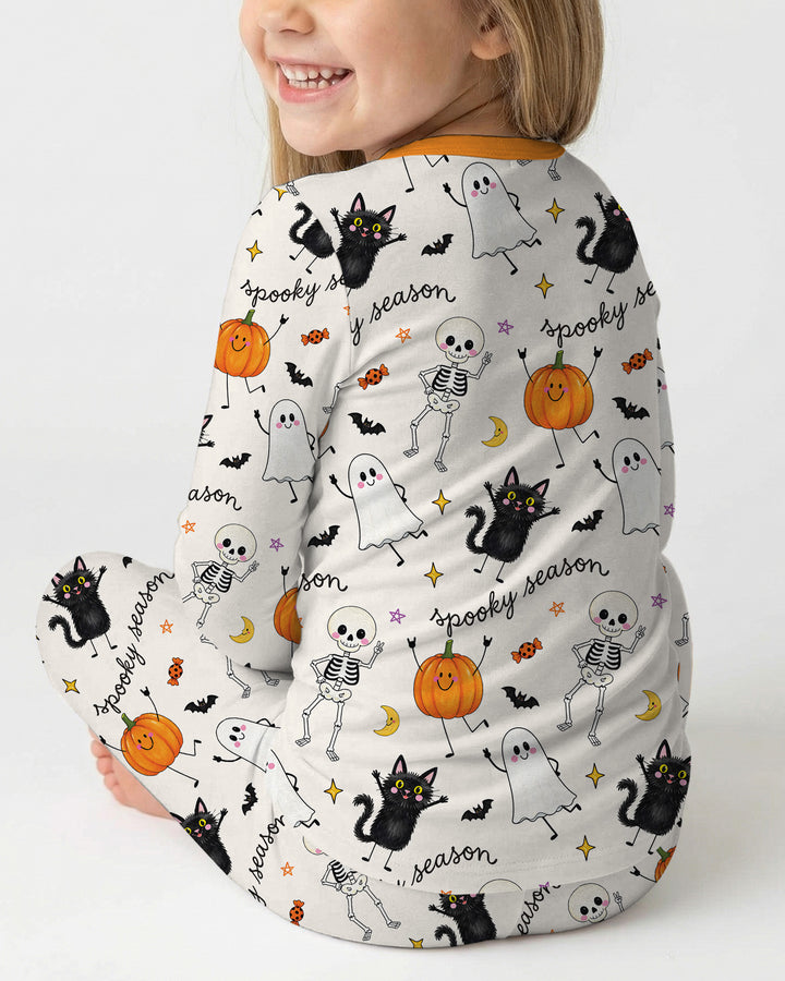 Template Bamboo Two Piece Long Sleeve Pyjamas Set