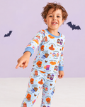 Tis the Dia De Muertos Season Bamboo Two Piece Long Sleeve Pajama Set