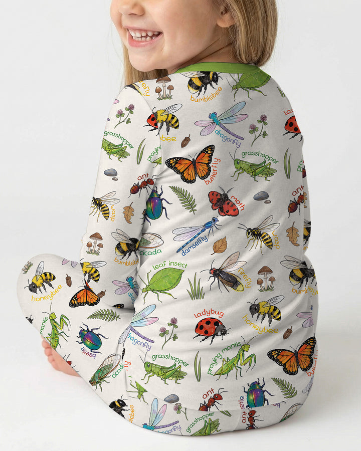 Template Bamboo Two Piece Long Sleeve Pyjamas Set