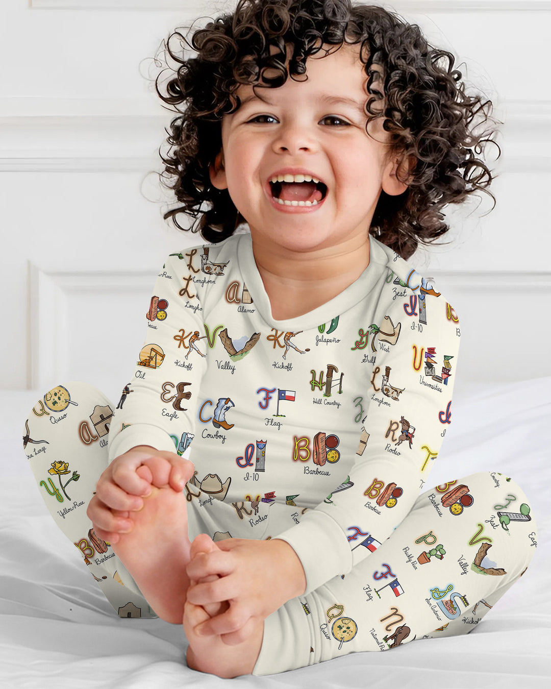 Template Bamboo Two Piece Long Sleeve Pyjamas Set