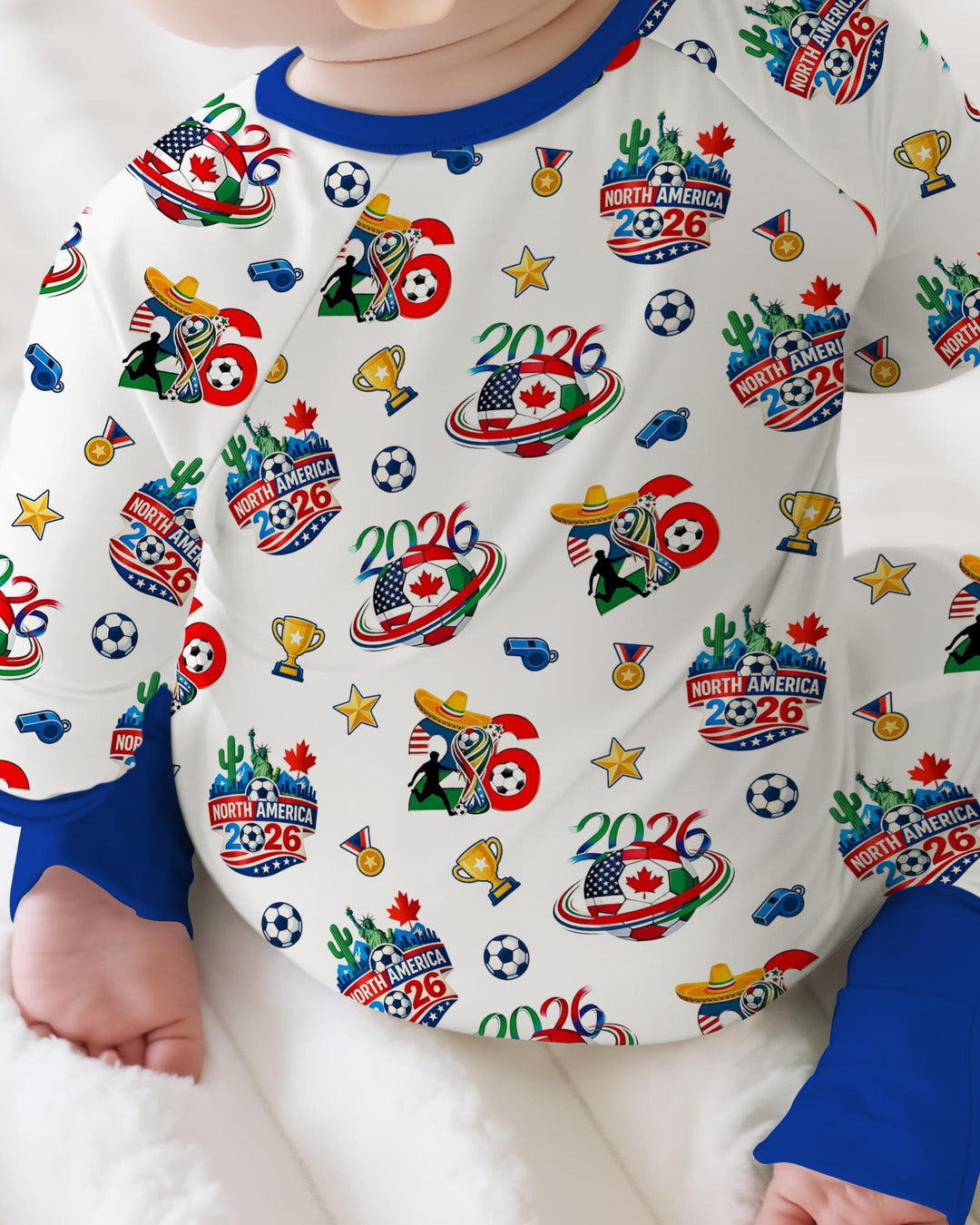 World Soccer North America 2026 Family Matching Bamboo Convertible Zippy