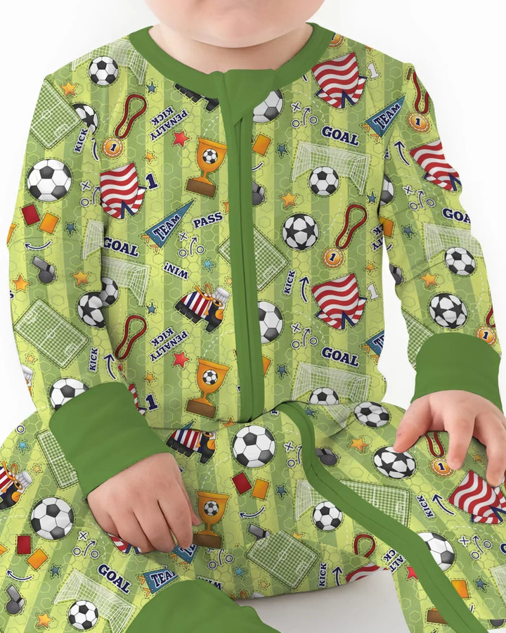 I Love Sports Soccer Bamboo Convertible Zippy