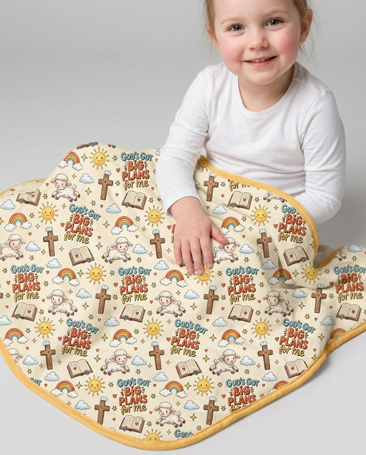 God's Got Big Plans For Me Bamboo Blanket