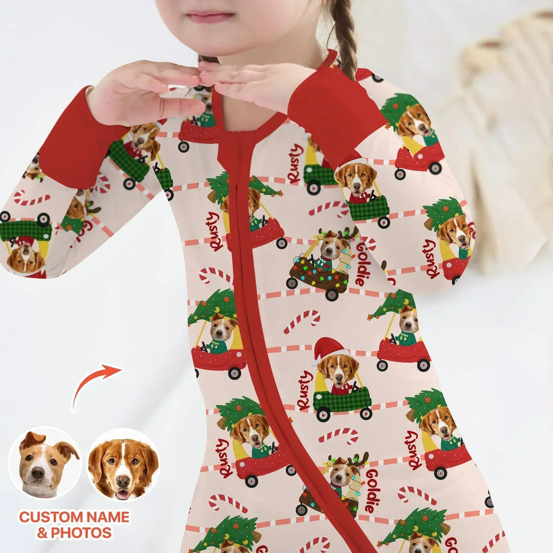 Custom Pet Photo Christmas Tikes Car Bamboo Convertible Zippy