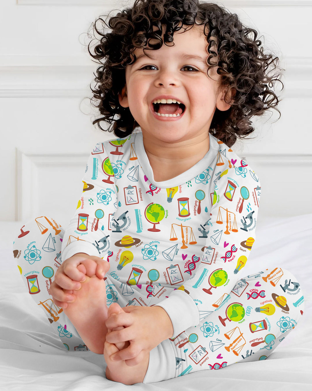 Template Bamboo Two Piece Long Sleeve Pyjamas Set