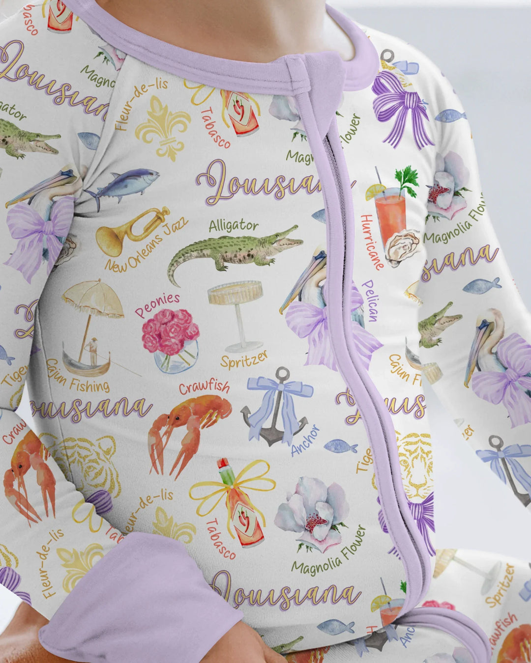 Louisiana Preppy Summer Bamboo Convertible Zippy