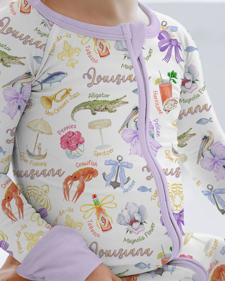 Louisiana Preppy Summer Bamboo Convertible Zippy