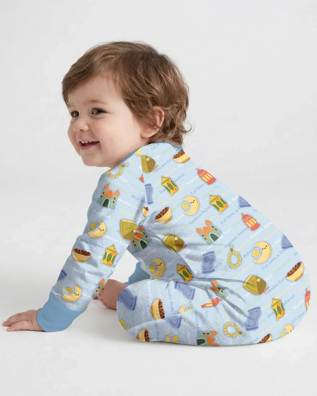 Ramadan Mubarak Family Matching Bamboo Convertible Zippy