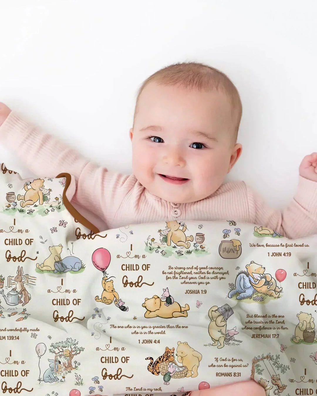 Child of God Whimsy Woodland Bamboo Blanket