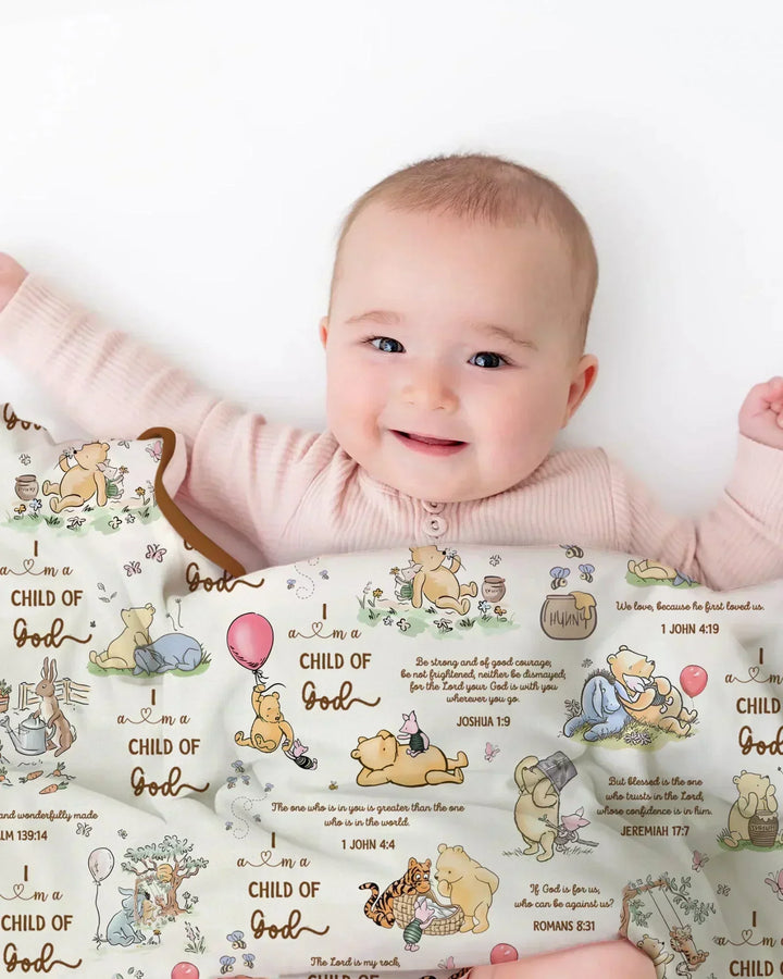 Child of God Whimsy Woodland Bamboo Blanket