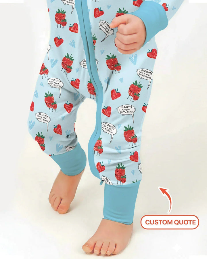 I love you berry much Bamboo Convertible Zippy