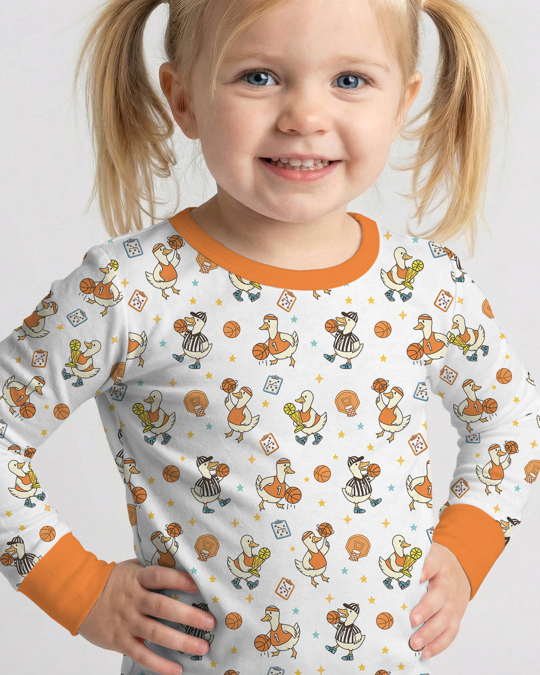 Template Bamboo Two Piece Long Sleeve Pyjamas Set
