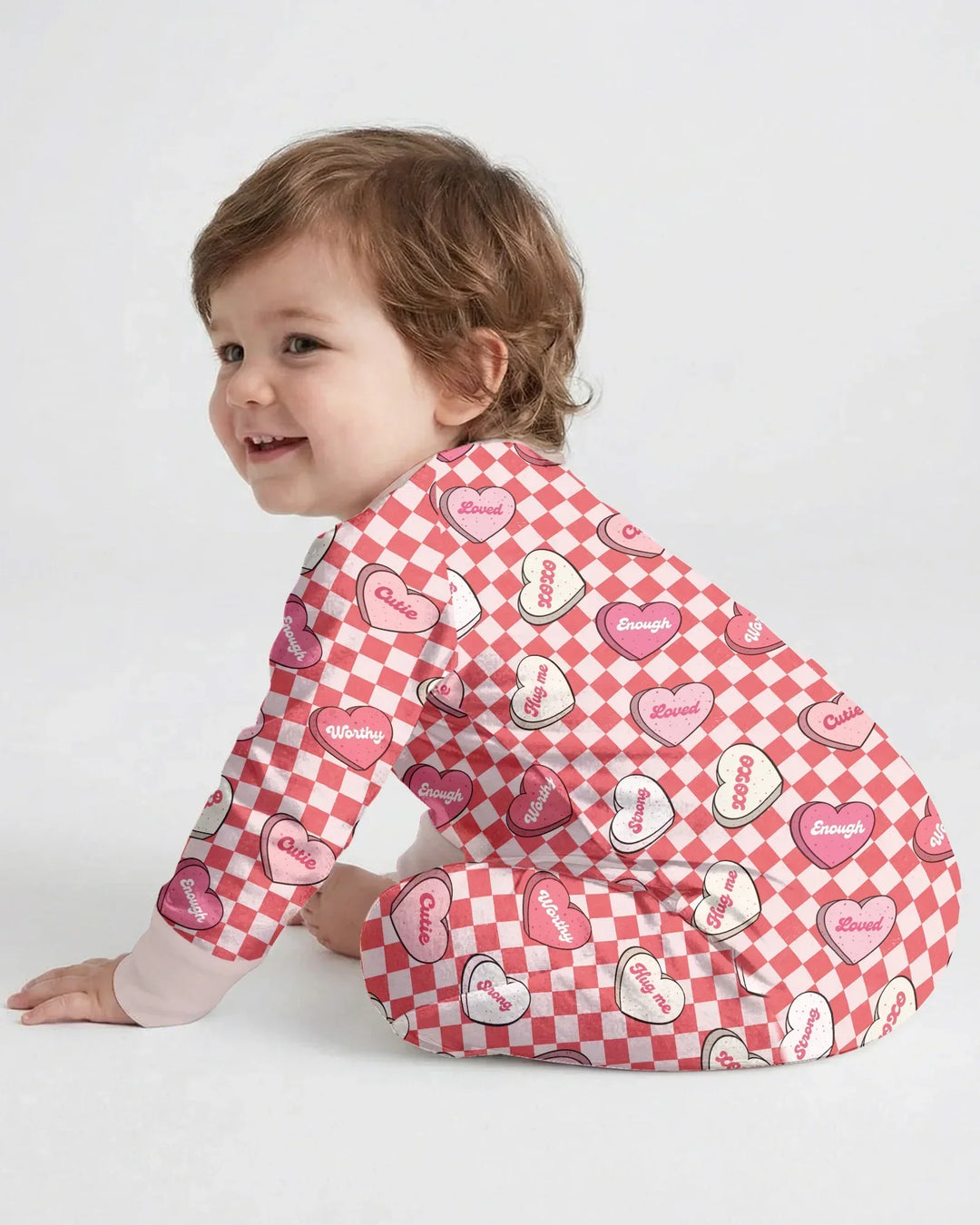 Valentine in Hearts Bamboo Convertible Zippy