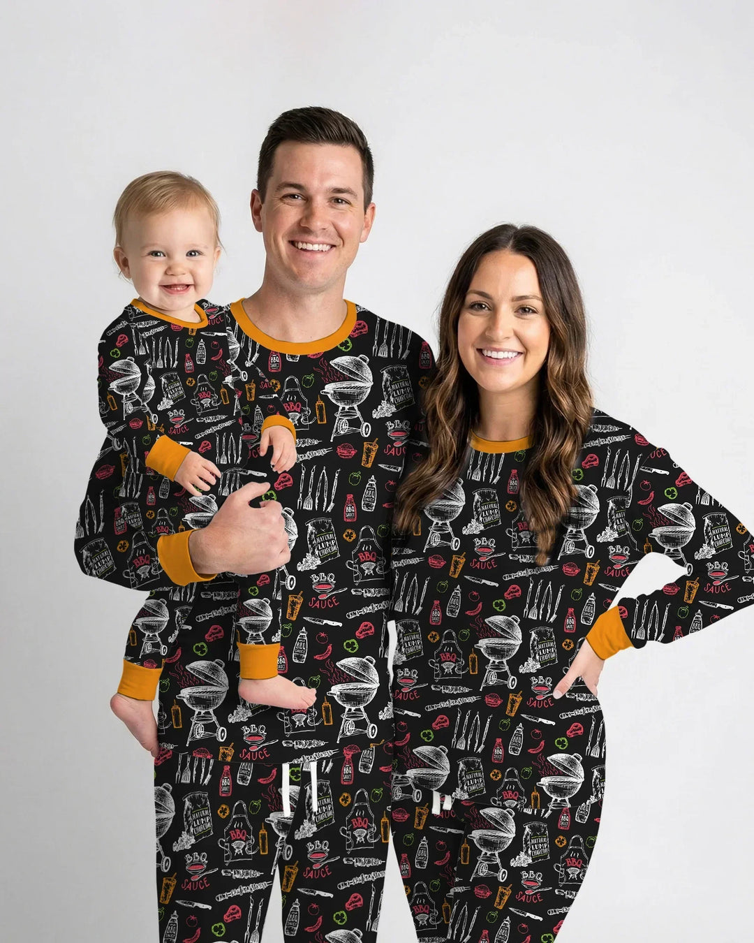 Backyard BBQ Party Family Matching Bamboo Men's Pajama Set