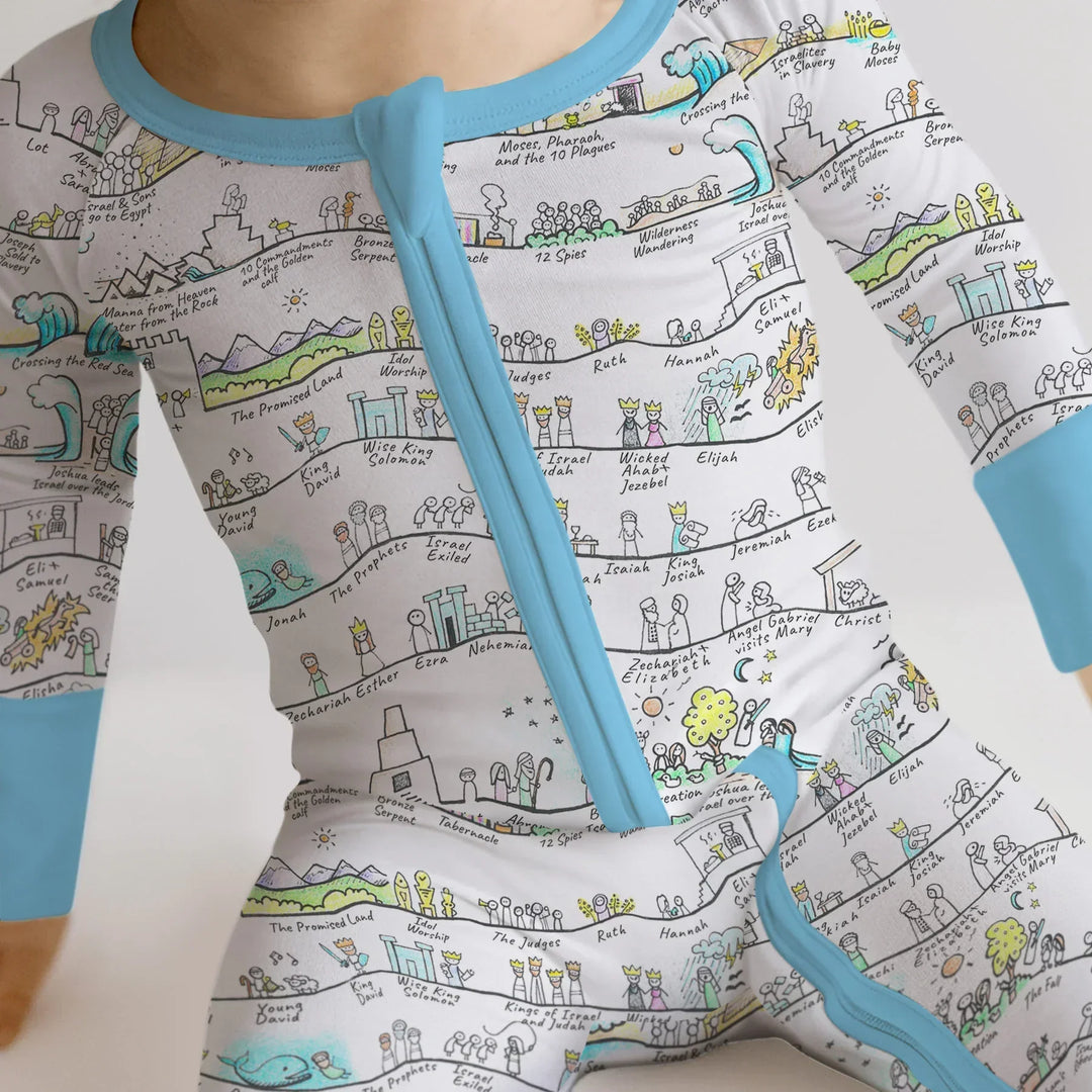 Bible Story Journey Family Matching Bamboo Convertible Zippy