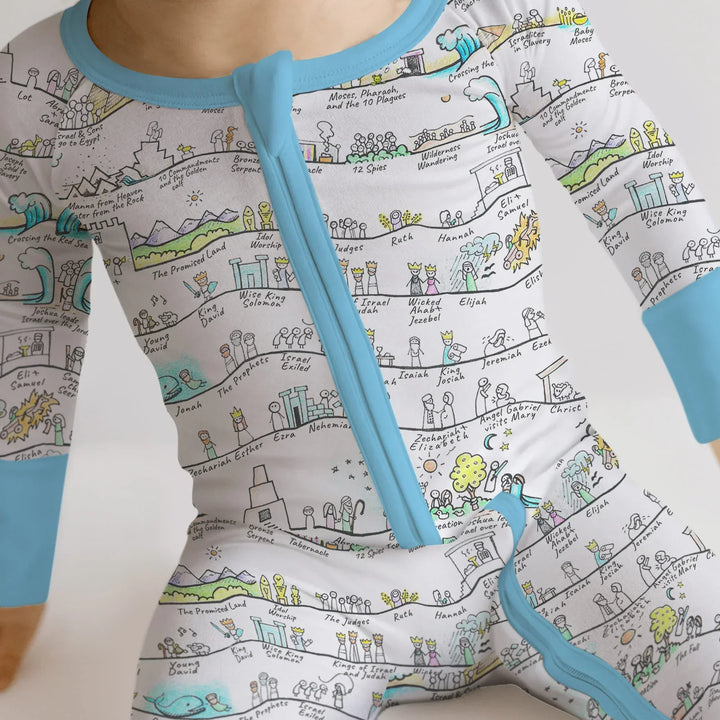Bible Story Journey Family Matching Bamboo Convertible Zippy