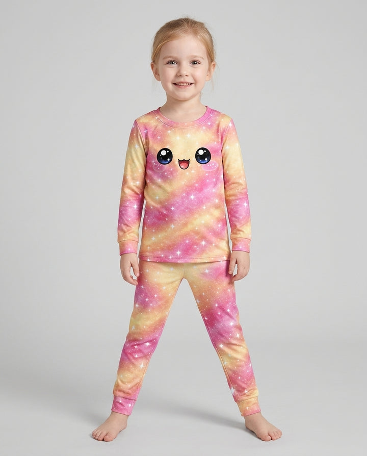 Matching Squishy Dumplings Costume Bamboo Two Piece Long Sleeve Pajama Set